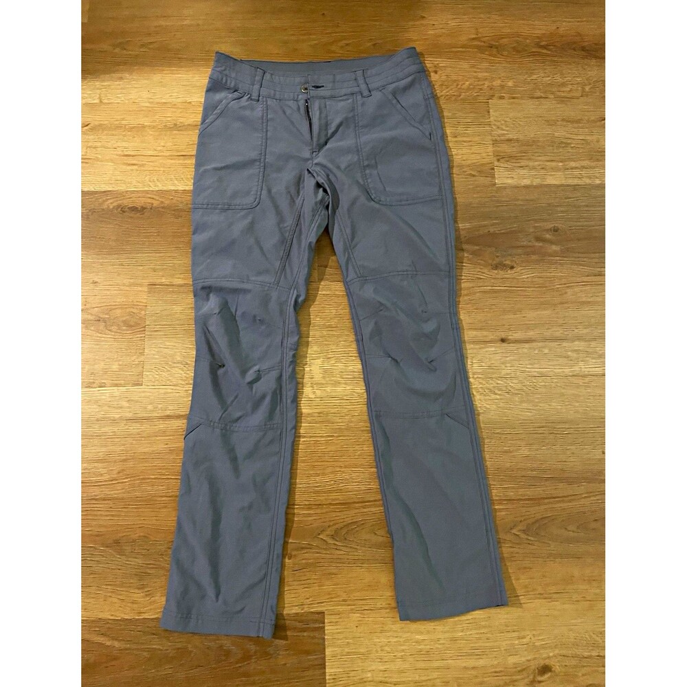 Columbia Pilsner Peak Pants Womens Gray Outdoor Hiking Cargo Roll Up Capri